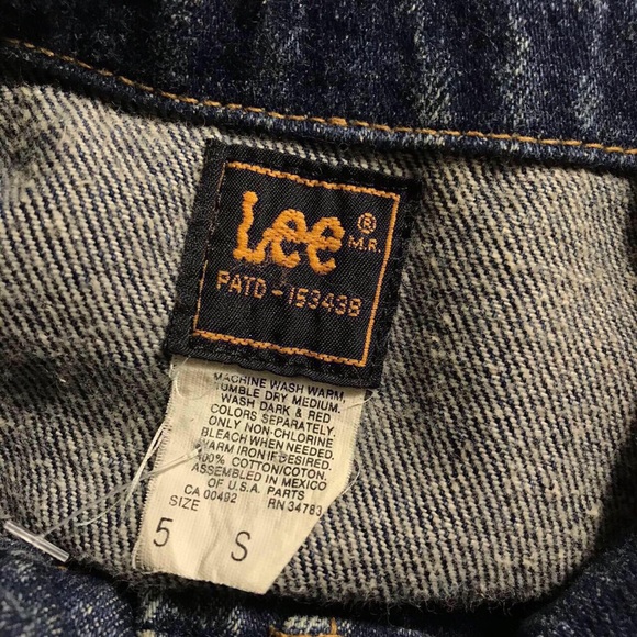 Women’s 90s Vintage Lee Riders Denim Jean Jacket Size 5 - Picture 3 of 4